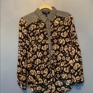 Forever 21 collared top